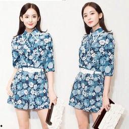 明星同款花衣服,春季穿搭新风尚